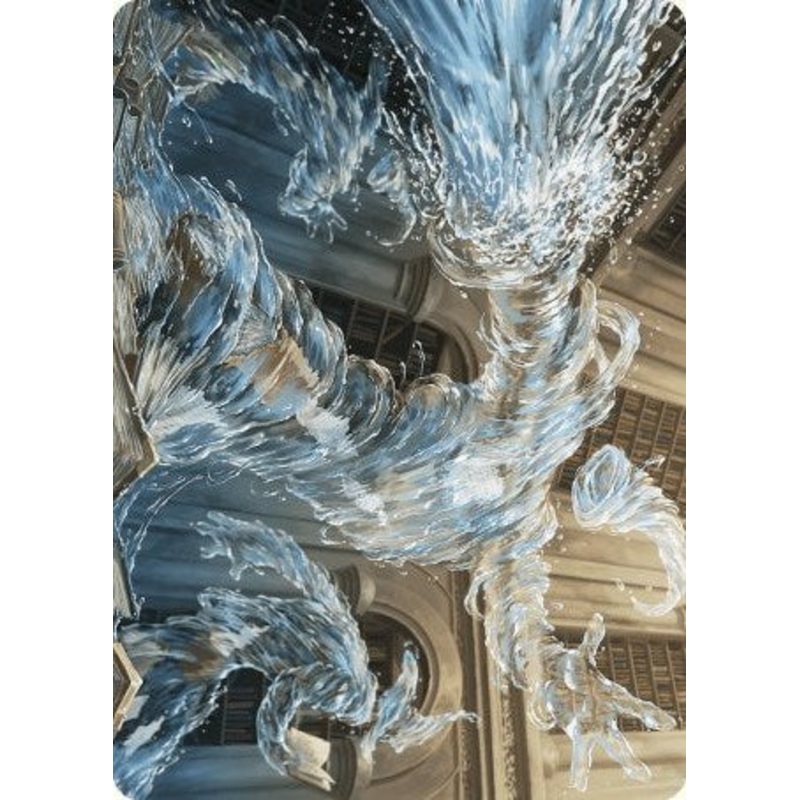 Splashy Spellcaster Art Card [Wilds of Eldraine Art Series]