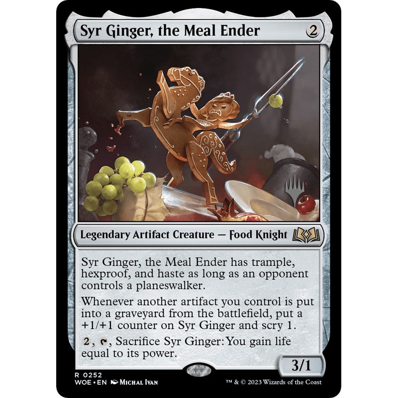 Syr Ginger, the Meal Ender (Promo Pack) [Wilds of Eldraine Promos]