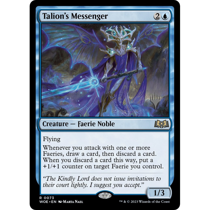 Talion's Messenger (Promo Pack) [Wilds of Eldraine Promos]