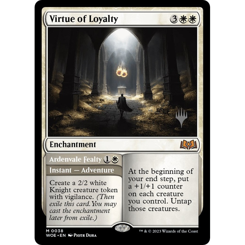 Virtue of Loyalty // Ardenvale Fealty (Promo Pack) [Wilds of Eldraine Promos]