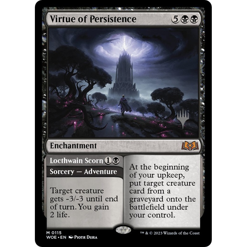 Virtue of Persistence (Promo Pack) [Wilds of Eldraine Promos]