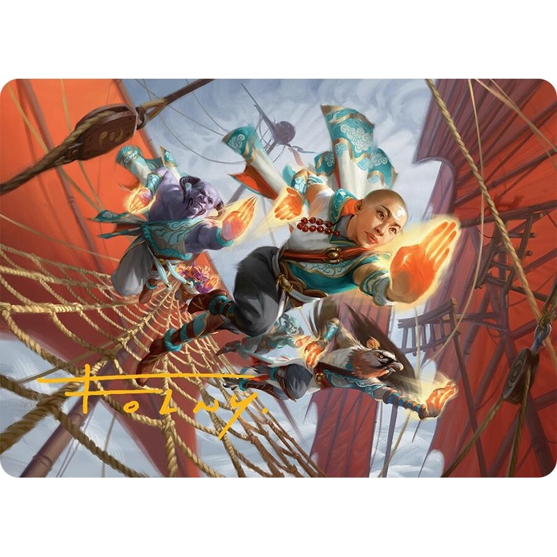 Aligned Heart Art Card (52/54) (Gold-Stamped Signature) [Tarkir: Dragonstorm Art Series]