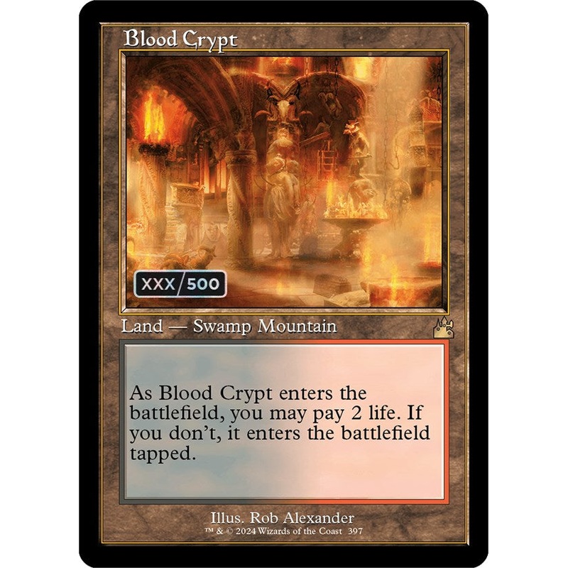 Blood Crypt (Retro) (Serialized) [Ravnica Remastered]