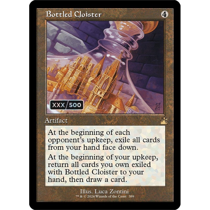 Bottled Cloister (Retro) (Serialized) [Ravnica Remastered]