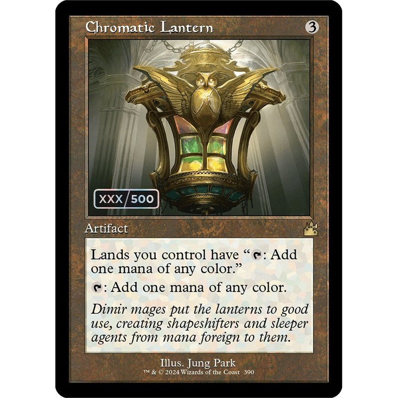 Chromatic Lantern (Retro) (Serialized) [Ravnica Remastered]