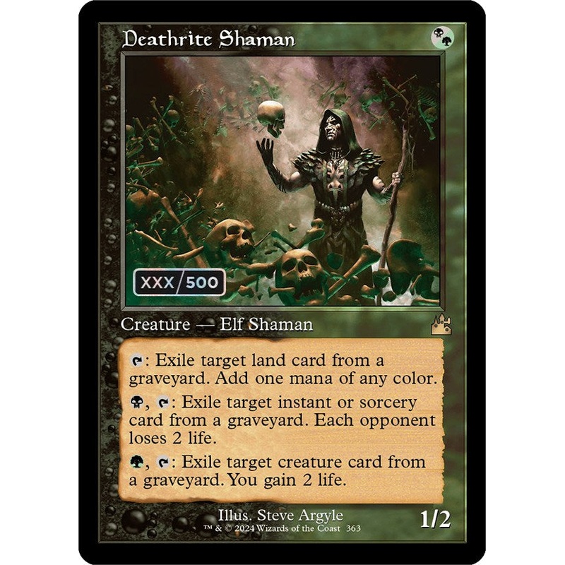 Deathrite Shaman (Retro) (Serialized) [Ravnica Remastered]
