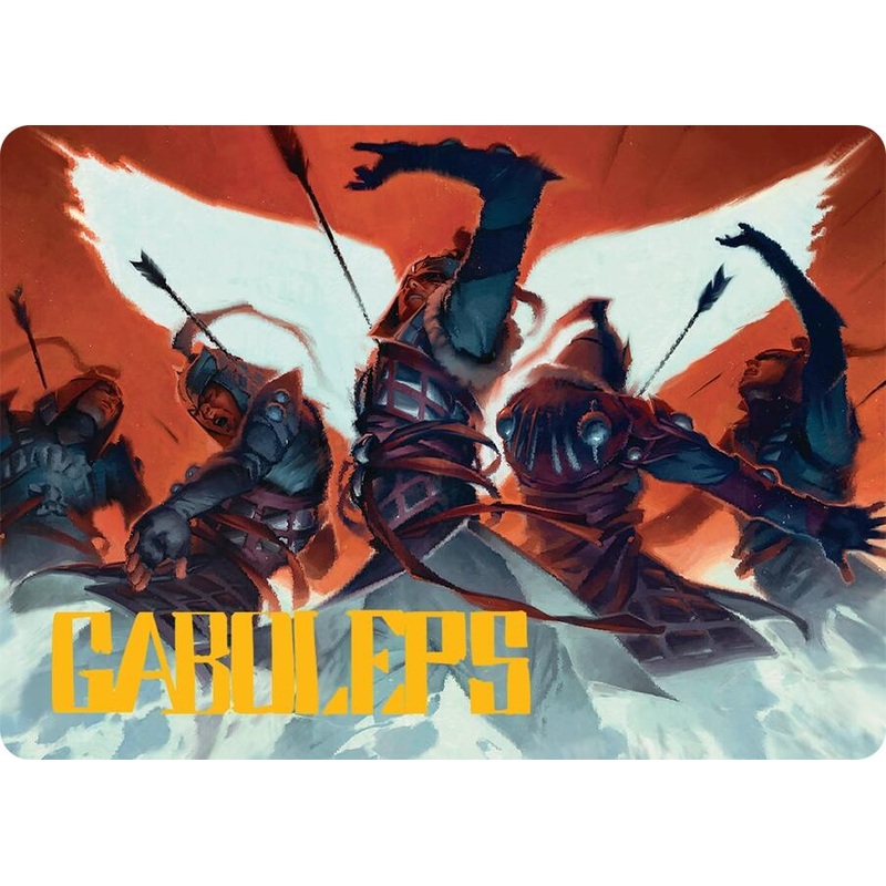 Desperate Measures Art Card (11/54) (Gold-Stamped Signature) [Tarkir: Dragonstorm Art Series]