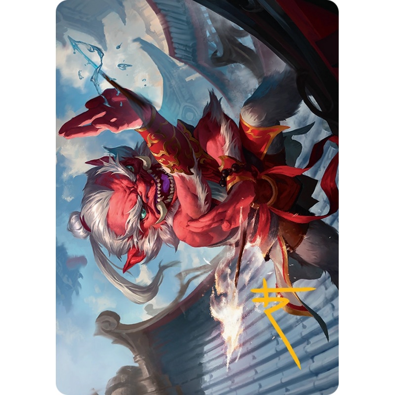 Devoted Duelist Art Card (15/54) [Tarkir: Dragonstorm Art Series]