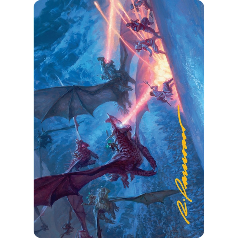 Dragonback Assault Art Card (22/54) [Tarkir: Dragonstorm Art Series]