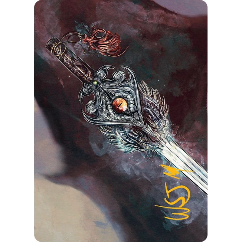 Dragonfire Blade Art Card (40/54) [Tarkir: Dragonstorm Art Series]