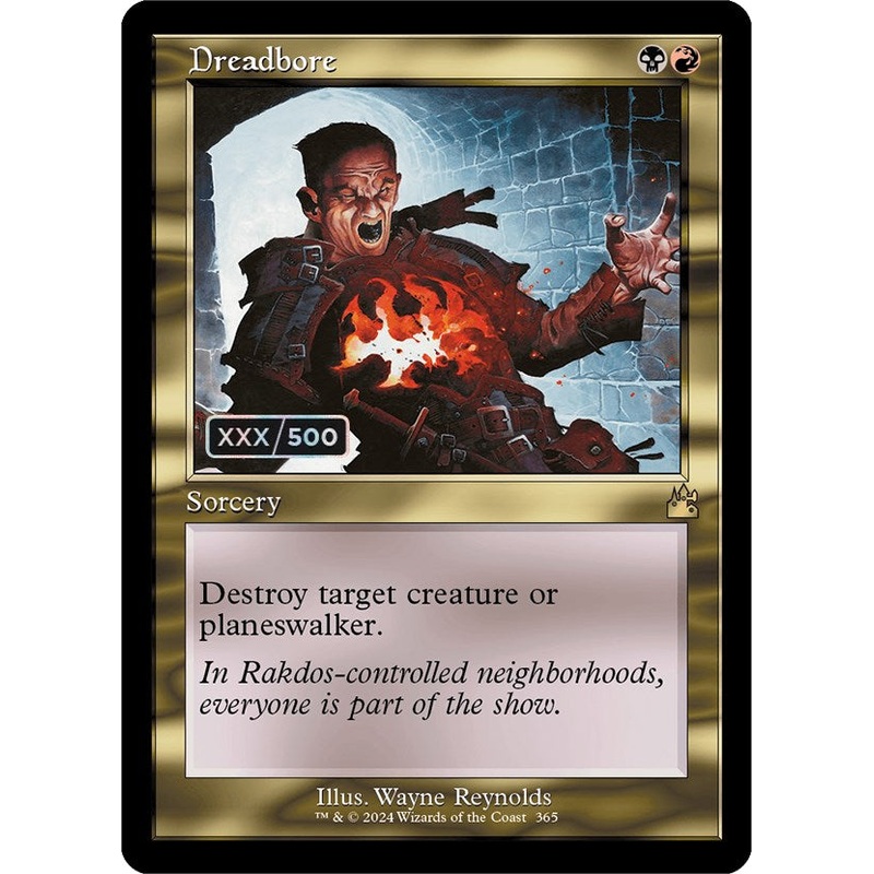 Dreadbore (Retro) (Serialized) [Ravnica Remastered]
