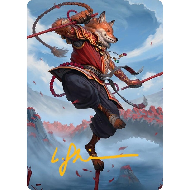 Equilibrium Adept Art Card (16/54) (Gold-Stamped Signature) [Tarkir: Dragonstorm Art Series]