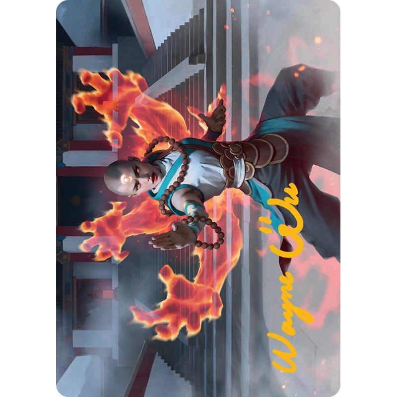 Flamehold Grappler Art Card (24/54) [Tarkir: Dragonstorm Art Series]