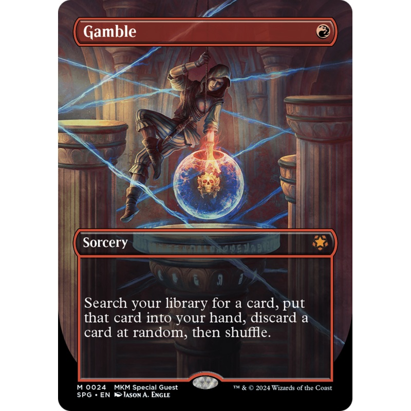 Gamble (Borderless) [Murders at Karlov Manor Special Guests]