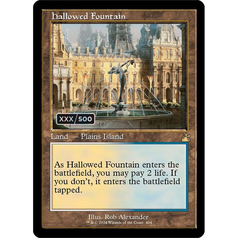 Hallowed Fountain (Retro) (Serialized) [Ravnica Remastered]