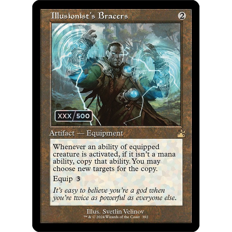 Illusionist's Bracers (Retro) (Serialized) [Ravnica Remastered]