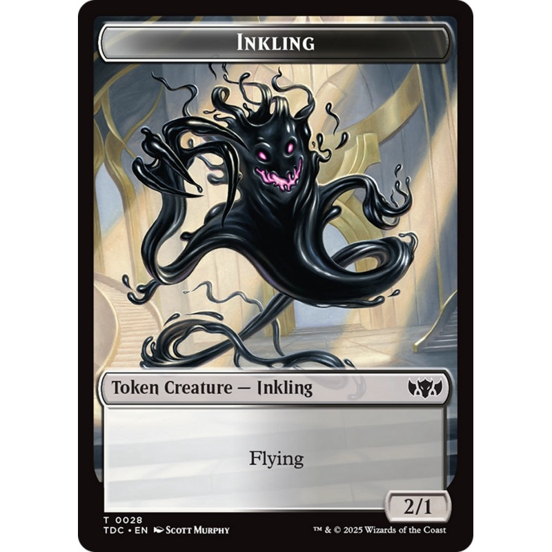 Inkling // Bird Double-Sided Token [Tarkir: Dragonstorm Commander Tokens]