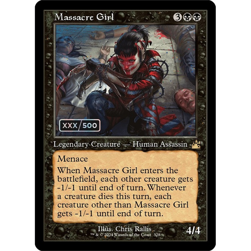 Massacre Girl (Retro) (Serialized) [Ravnica Remastered]