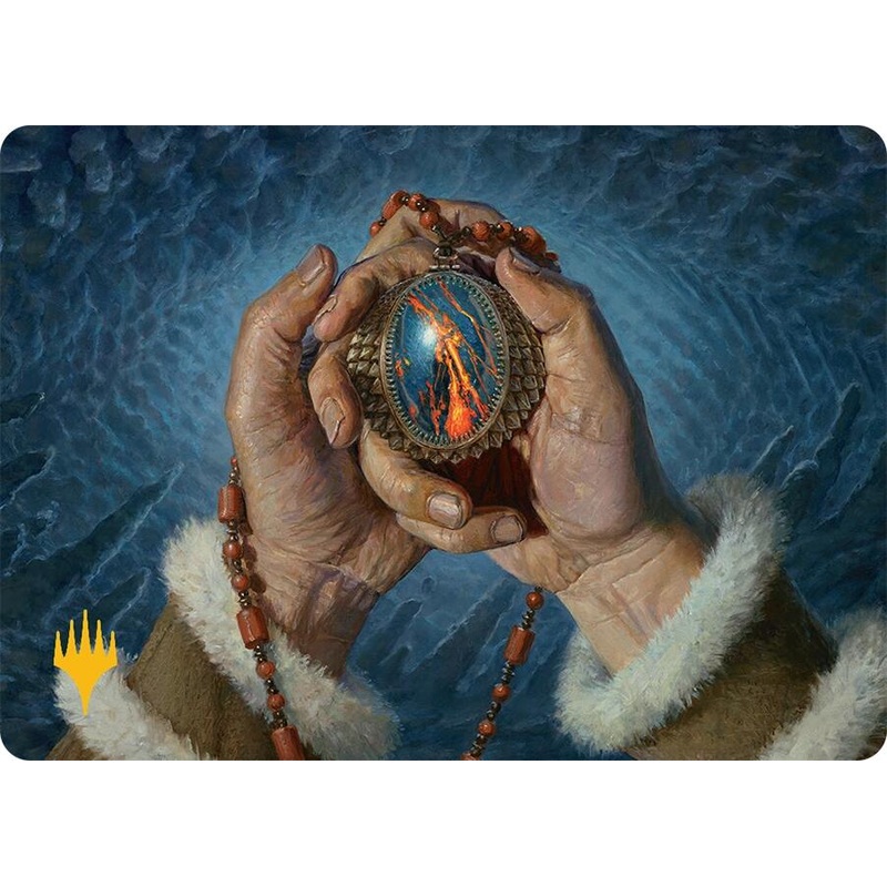 Mox Jasper Art Card (28/54) (Gold-Stamped) [Tarkir: Dragonstorm Art Series]