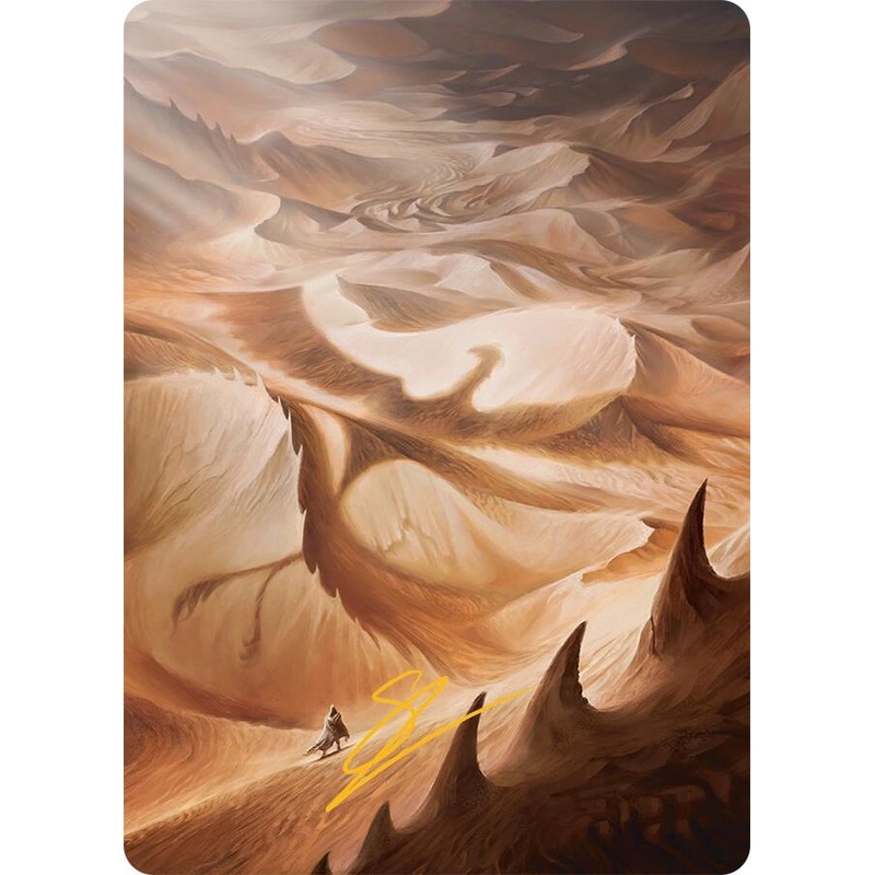 Plains Art Card (30/54) (Gold-Stamped Signature) [Tarkir: Dragonstorm Art Series]