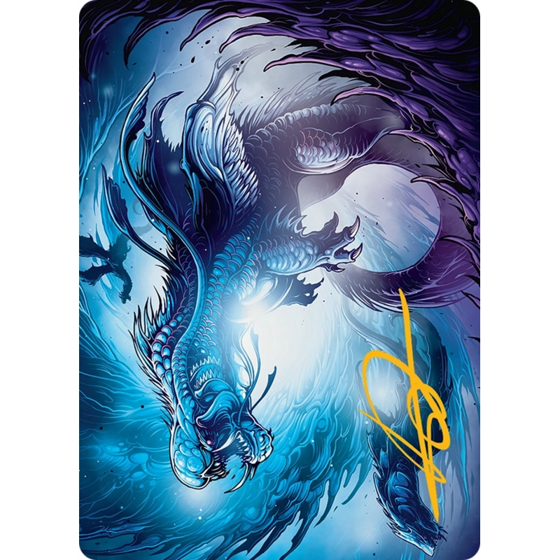 Roiling Dragonstorm Art Card (33/54) [Tarkir: Dragonstorm Art Series]