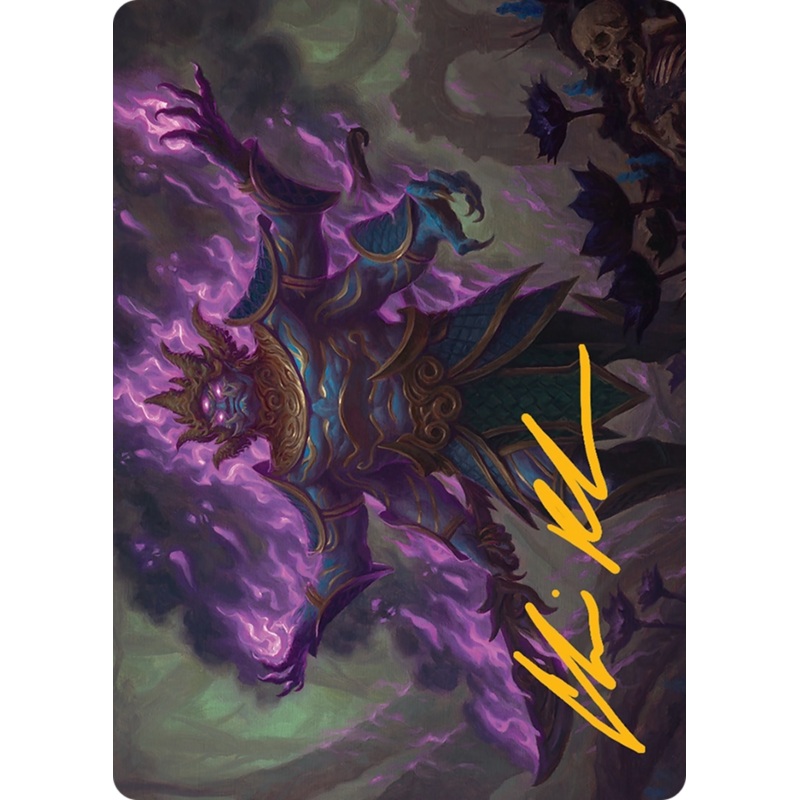 Rot-Curse Rakshasa Art Card (13/54) [Tarkir: Dragonstorm Art Series]