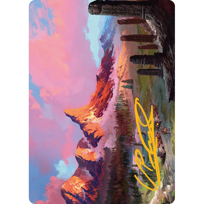 Rugged Highlands Art Card (29/54) [Tarkir: Dragonstorm Art Series]