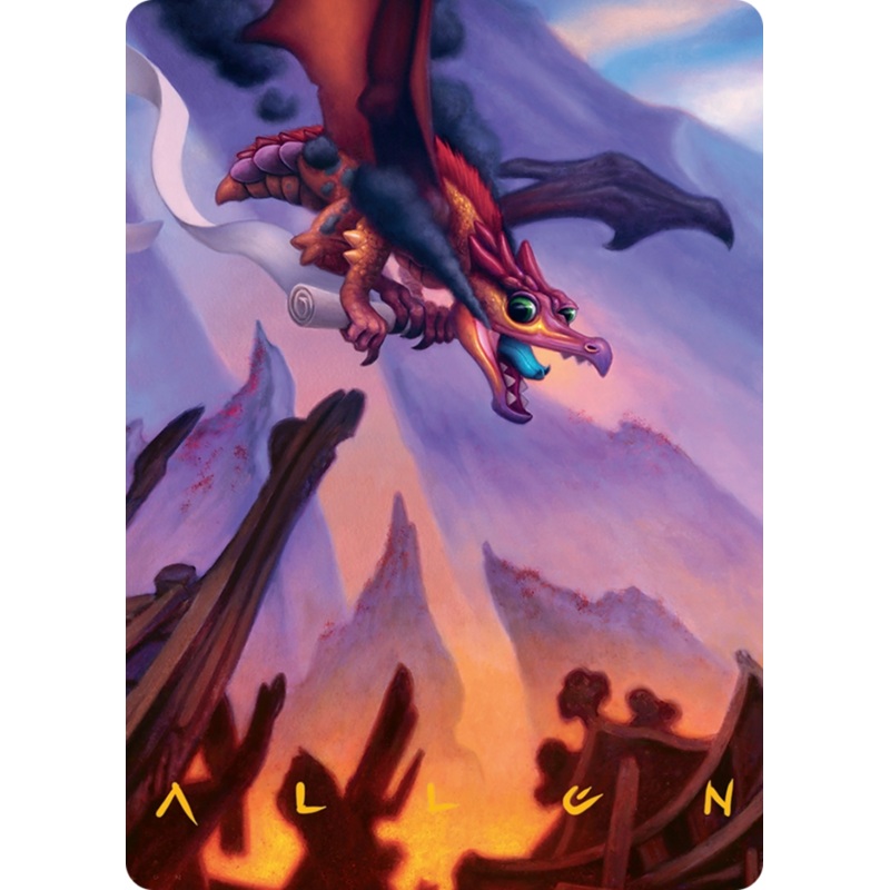Scavenger Regent Art Card (45/54) [Tarkir: Dragonstorm Art Series]