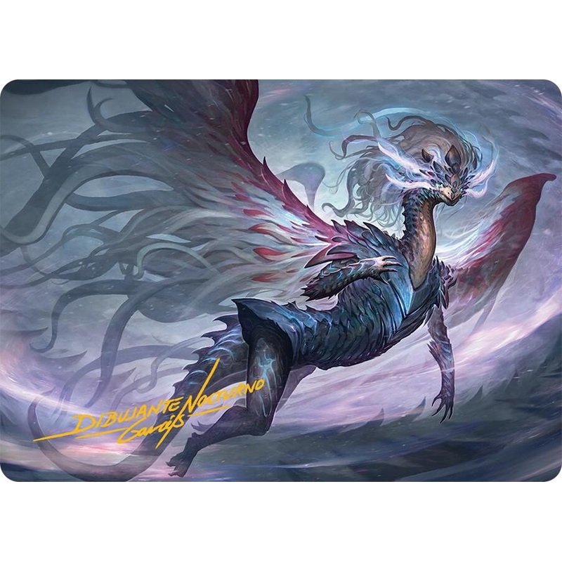Shiko, Paragon of the Way Art Card (37/54) (Gold-Stamped Signature) [Tarkir: Dragonstorm Art Series]