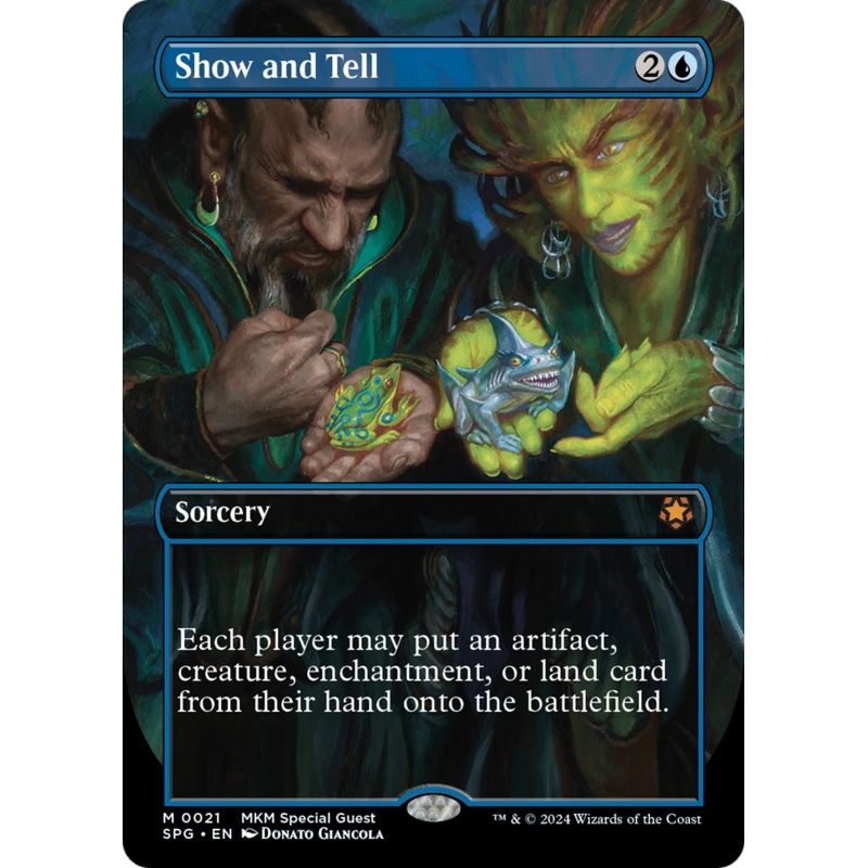 Show and Tell (Borderless) [Murders at Karlov Manor Special Guests]