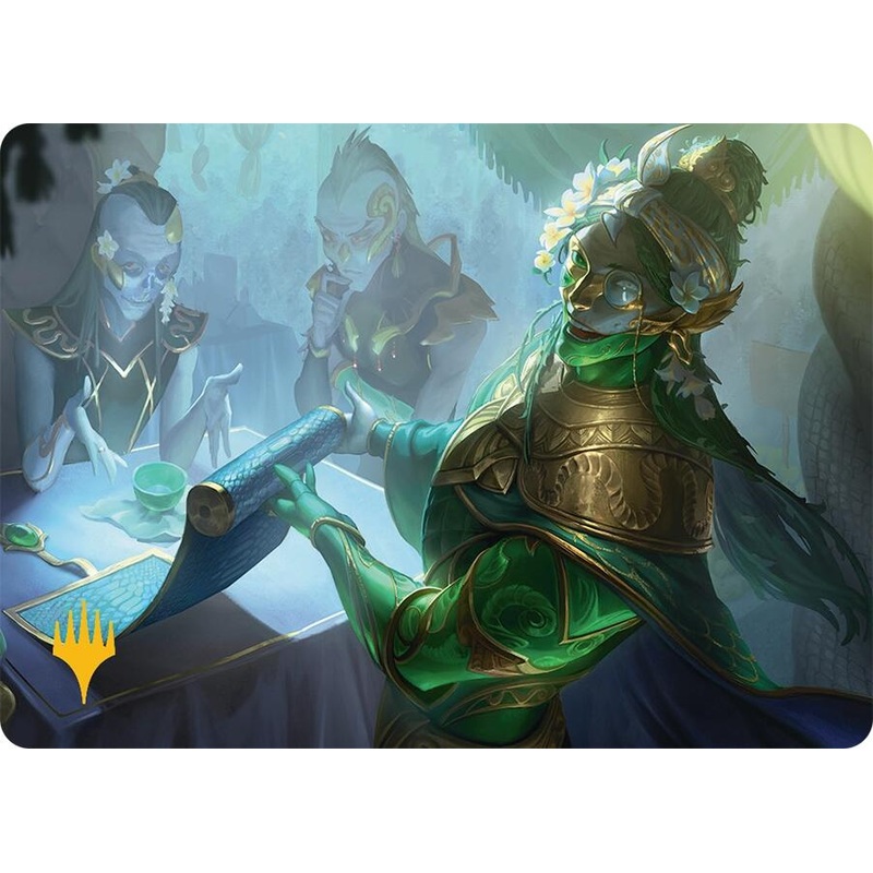 Sibsig Appraiser Art Card (8/54) (Gold-Stamped Signature) [Tarkir: Dragonstorm Art Series]