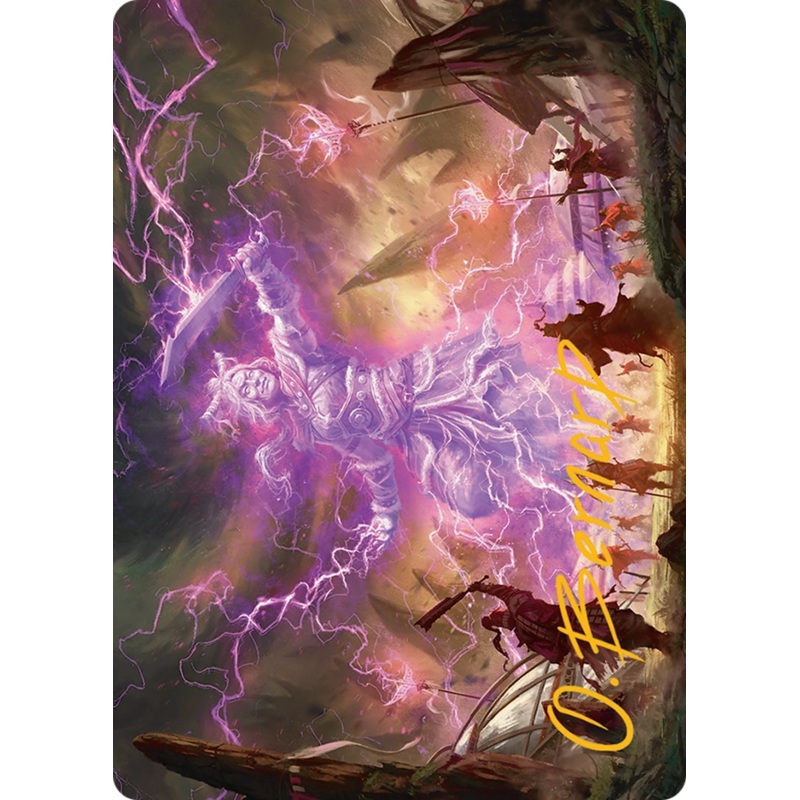 Smile at Death Art Card (4/54) [Tarkir: Dragonstorm Art Series]