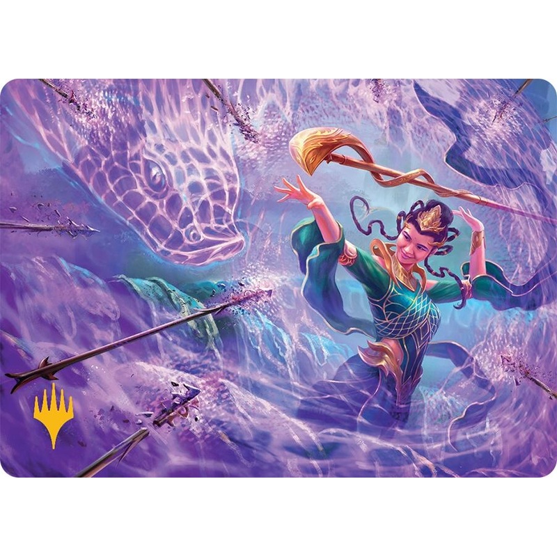 Snakeskin Veil Art Card (19/54) (Gold-Stamped Signature) [Tarkir: Dragonstorm Art Series]