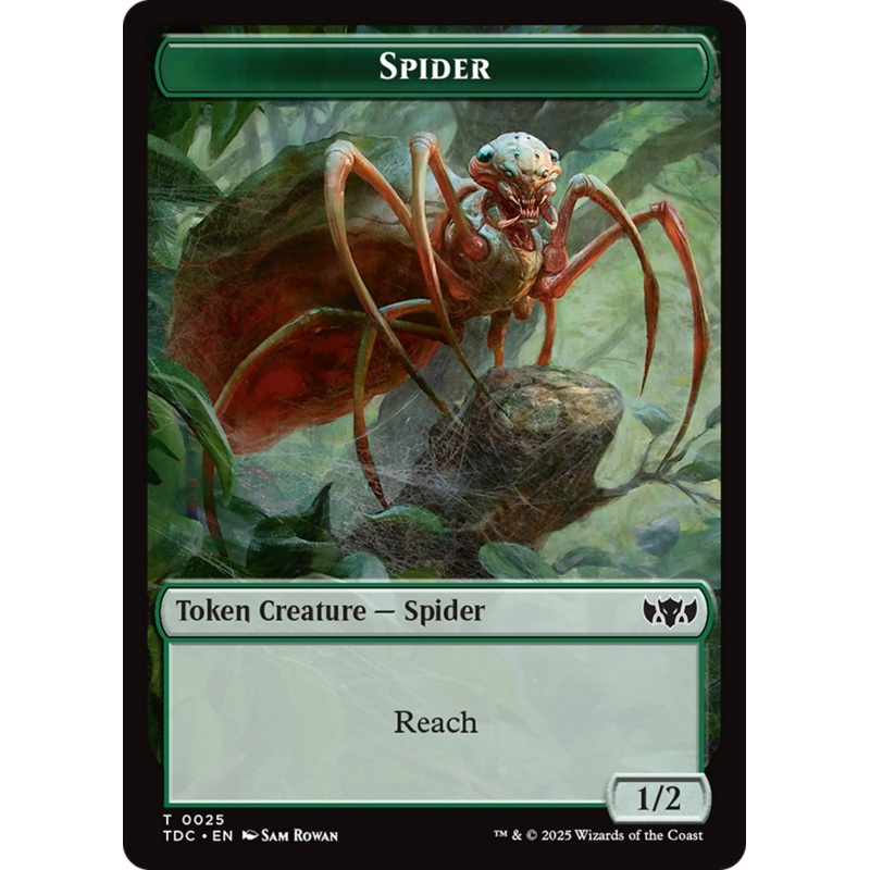 Spider // Bird Double-Sided Token [Tarkir: Dragonstorm Commander Tokens]
