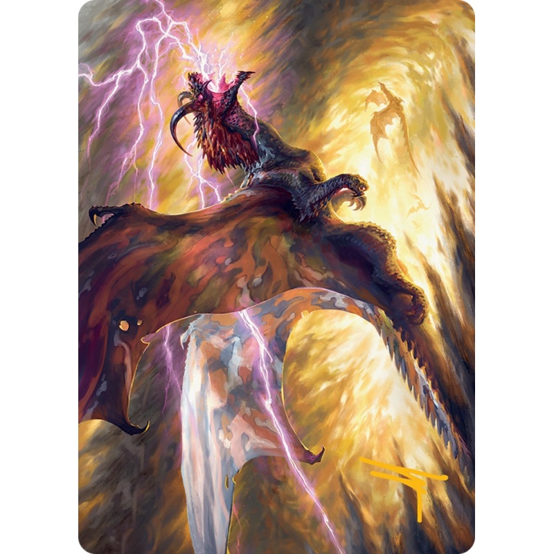 Stormscale Scion Art Card (17/54) [Tarkir: Dragonstorm Art Series]