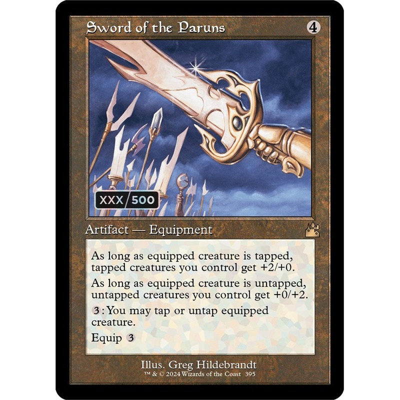 Sword of the Paruns (Retro) (Serialized) [Ravnica Remastered]