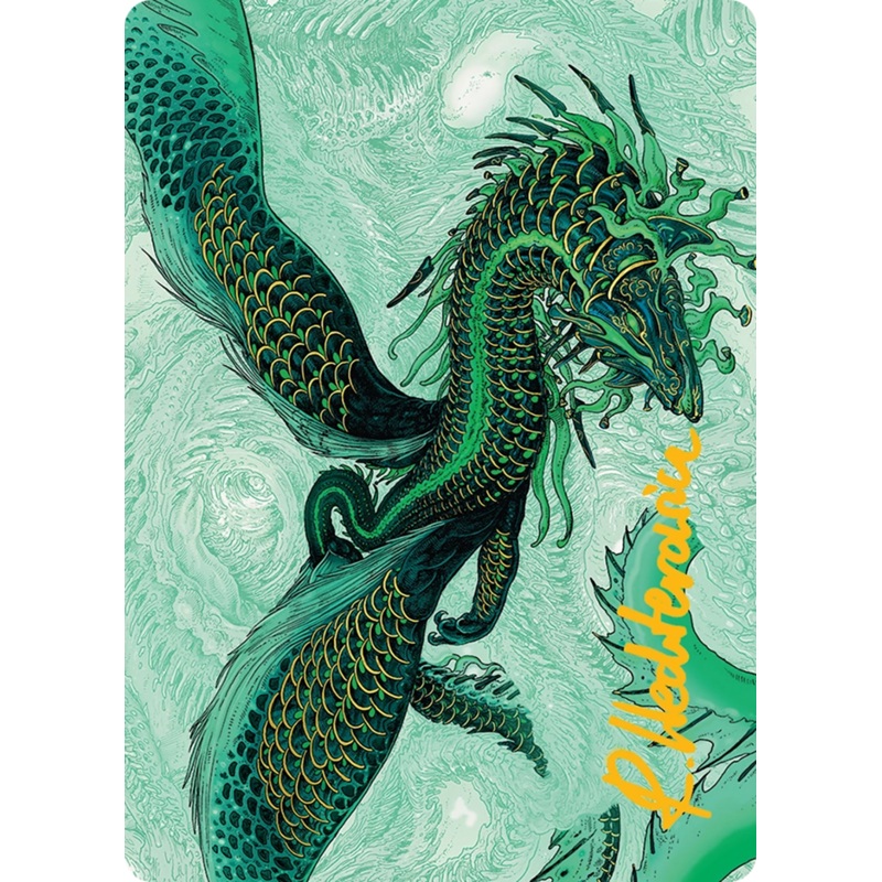 Teval, Arbiter of Virtue Art Card (38/54) [Tarkir: Dragonstorm Art Series]