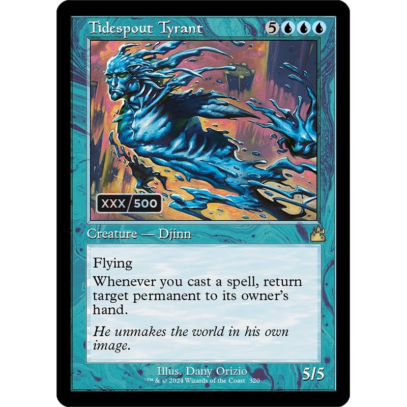 Tidespout Tyrant (Retro) (Serialized) [Ravnica Remastered]