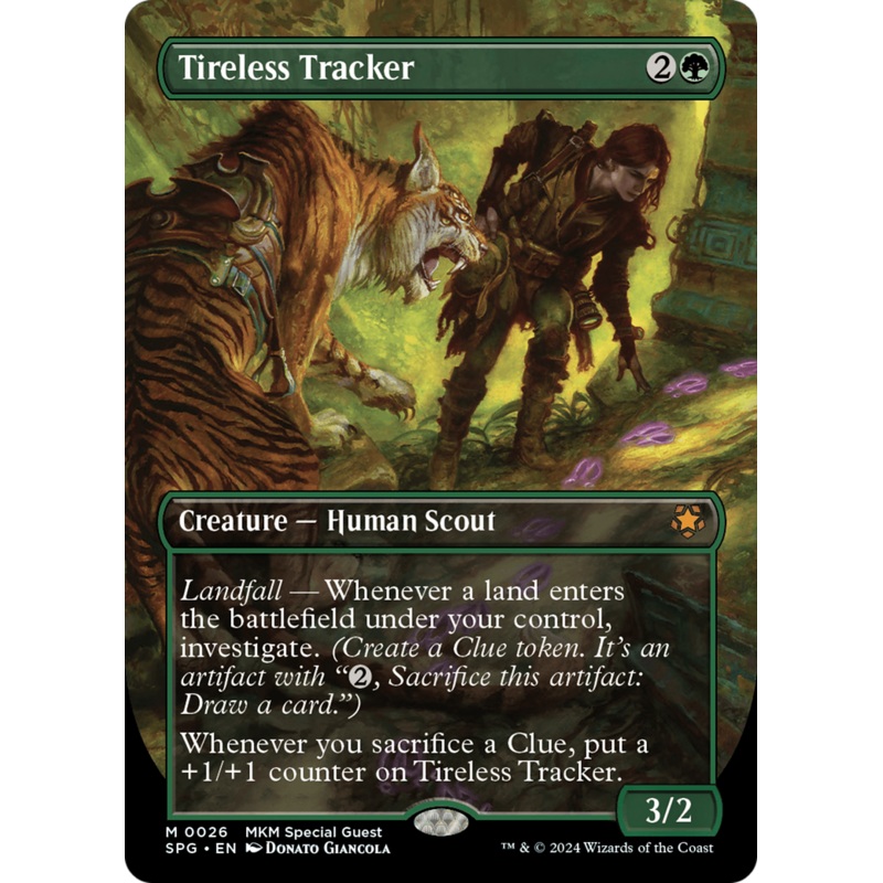 Tireless Tracker (Borderless) [Murders at Karlov Manor Special Guests]