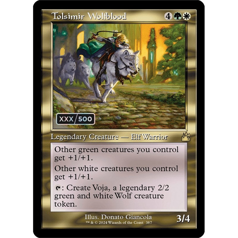 Tolsimir Wolfblood (Retro) (Serialized) [Ravnica Remastered]