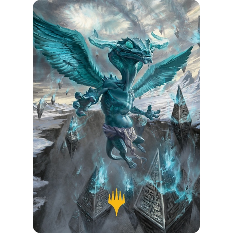 Ugin, Eye of the Storms Art Card (47/54) [Tarkir: Dragonstorm Art Series]