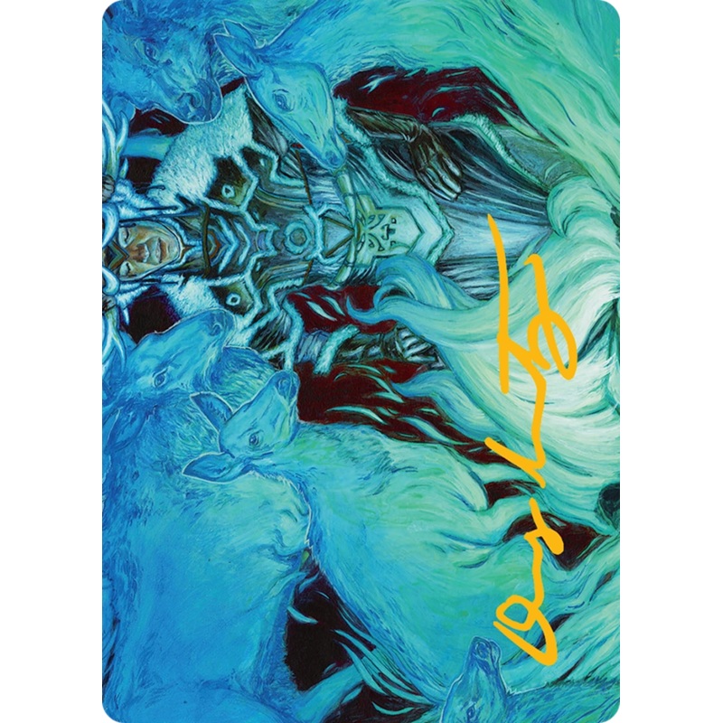 Unending Whisper Art Card (9/54) [Tarkir: Dragonstorm Art Series]