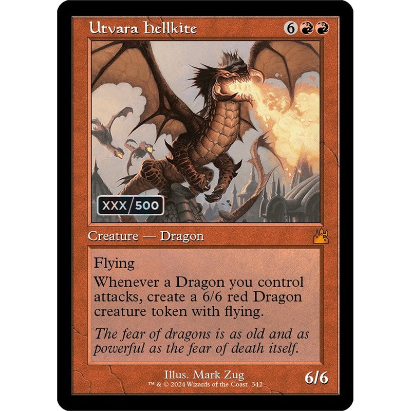 Utvara Hellkite (Retro) (Serialized) [Ravnica Remastered]