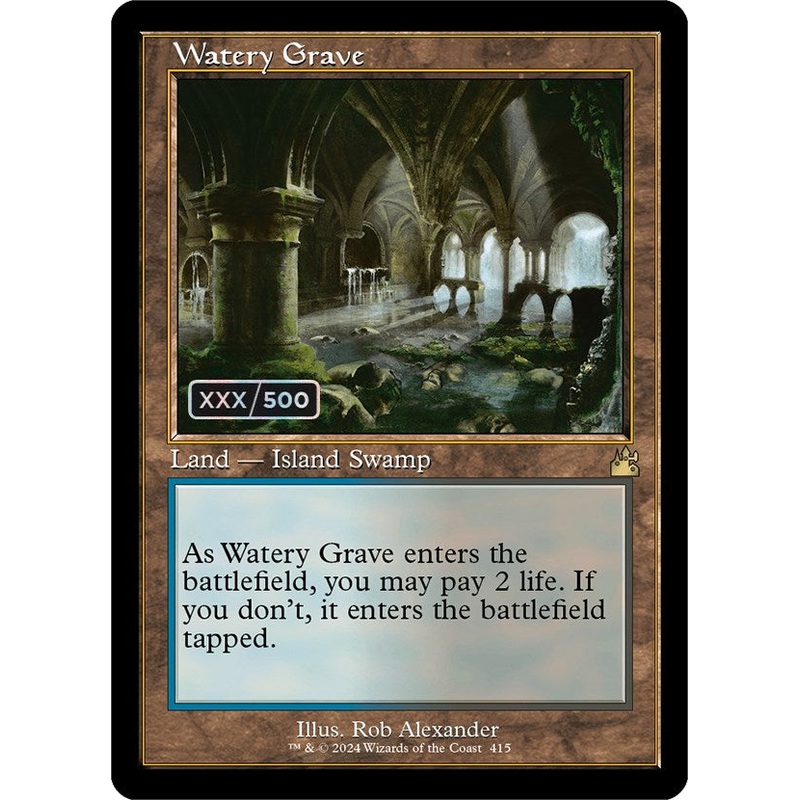 Watery Grave (Retro) (Serialized) [Ravnica Remastered]