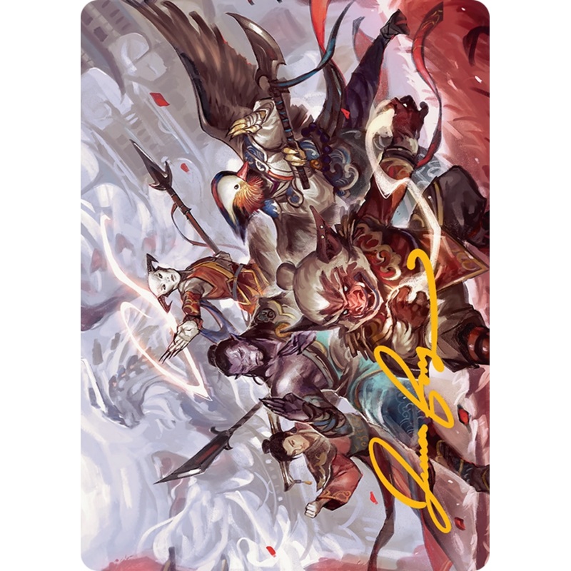 Will of the Jeskai Art Card (54/54) [Tarkir: Dragonstorm Art Series]