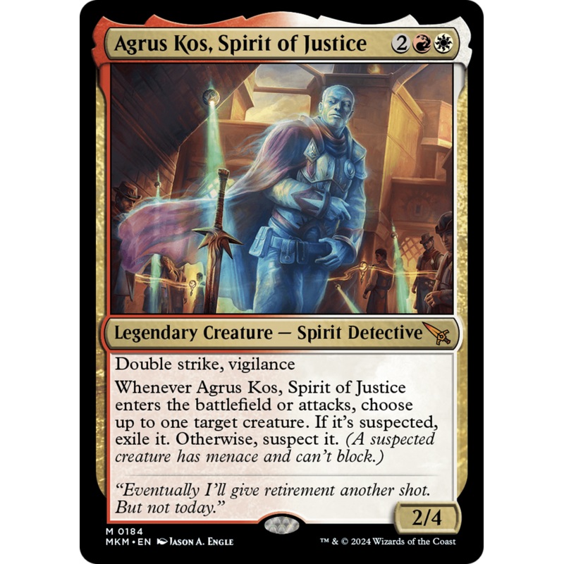Agrus Kos, Spirit of Justice [Murders at Karlov Manor]