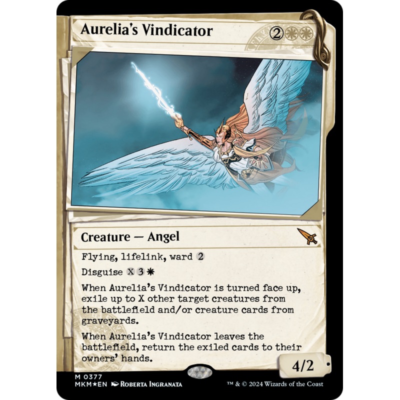 Aurelia's Vindicator (Showcase) (Invisible Ink) [Murders at Karlov Manor]