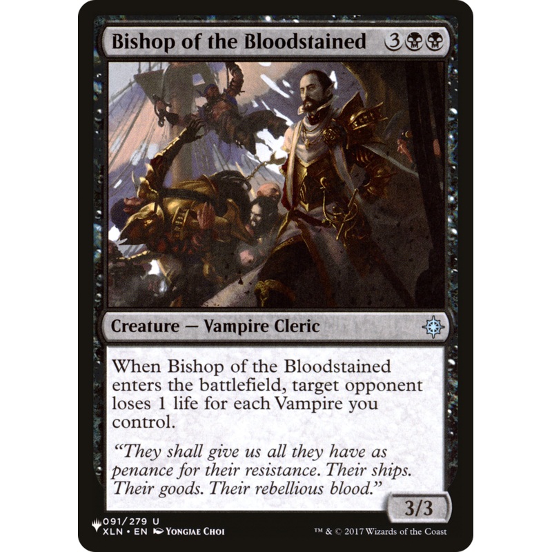 Bishop of the Bloodstained [The List]