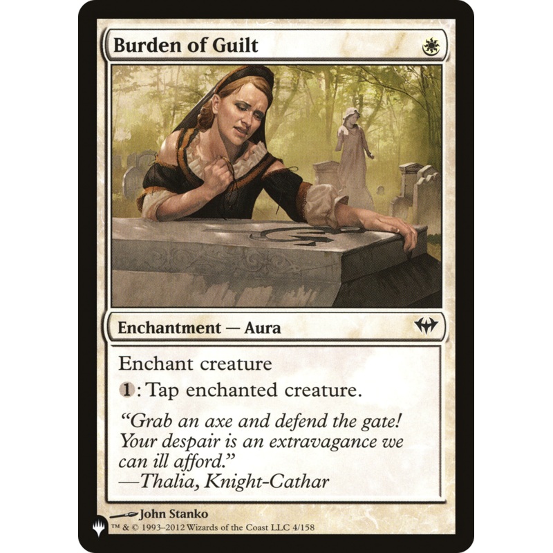 Burden of Guilt [The List]