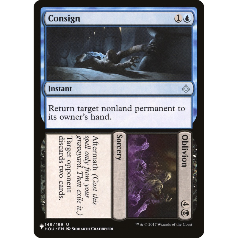 Consign // Oblivion [The List]